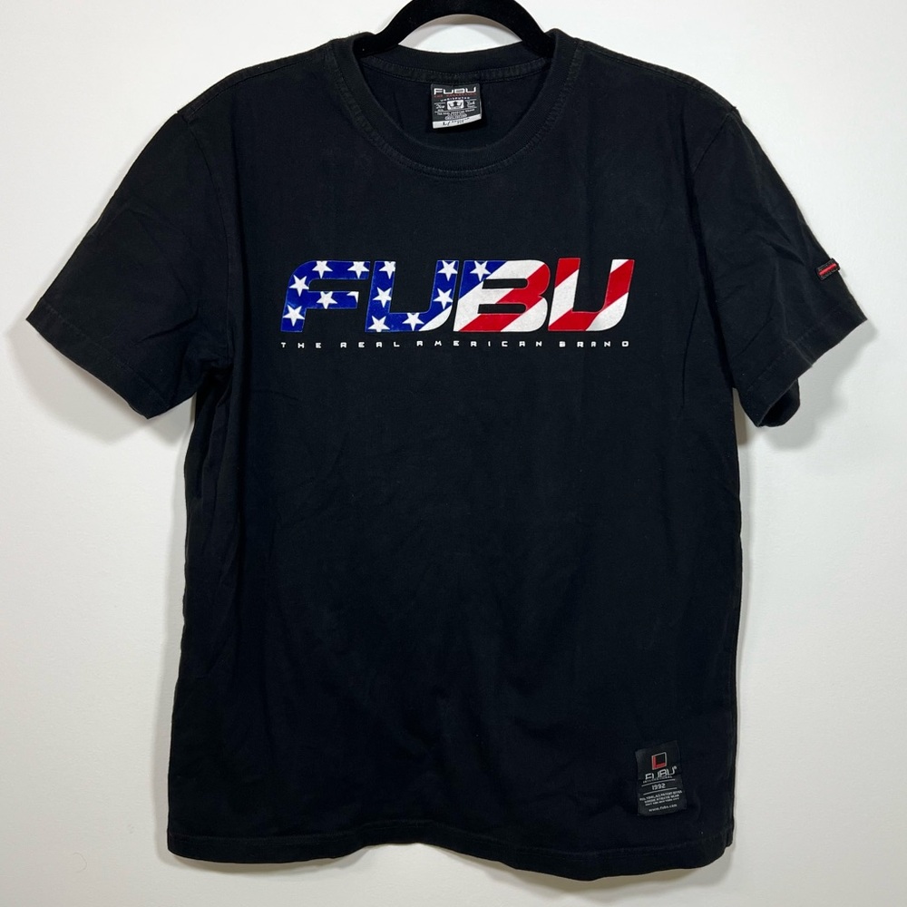 FUBU American Flag Graphic Tee size L